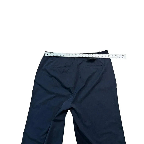 Banana Republic Wide Leg Crop Navy Dress Pants 20 High Rise Stretch Tailored - Picture 5 of 8